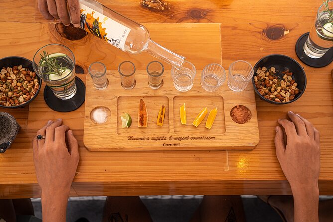 3-Hour Small-Group Mezcal and Tequila Tasting activity from Cozumel - Stingray Beach meet-up and the smart 12:30 start