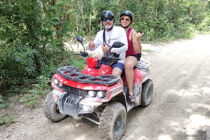 ATV Ride Discover the Jade Cavern and Drive Through The Jungle - Cedral Mayan reserve: ruins, the Holy Cross festival, and a church stop
