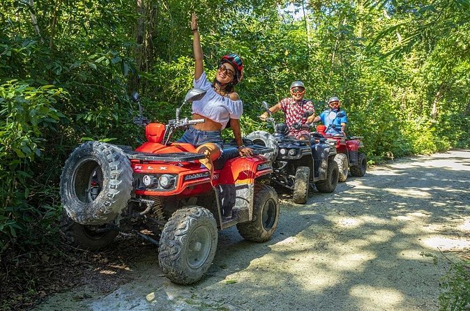 ATV Ride Discover the Jade Cavern and Drive Through The Jungle - ATV driving reality: how long you ride vs how long you wait