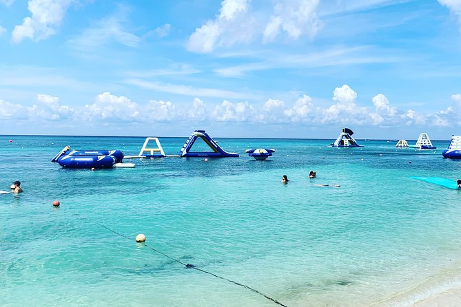 Best Cozumel Beach Day Pass + Food + Drinks San Francisco Beach - Included water time: snorkel gear, kayaks, paddle boards, and inflatables