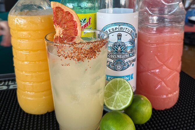 Cocktail Making in Cozumel Mexico - The 2.5-hour format: tequila tasting, margarita mixing, and guacamole work