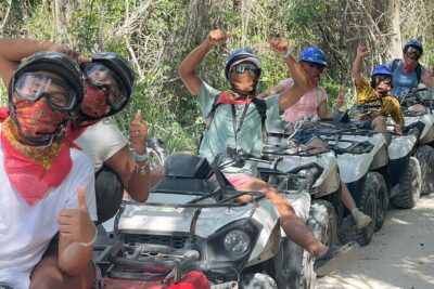 Cozumel ATVs, El Cedral Ruins, Cenote Jade, and Tequila - ATV time with a purpose: the El Cedral ride and ruins stop