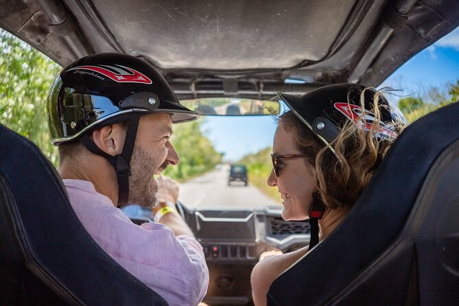 Cozumel: Buggy Off-Road Tour, KUZÁ Beach Park, Buffet & Open Bar - El Cedral by RZR: jungle trails, local roads, and a village moment