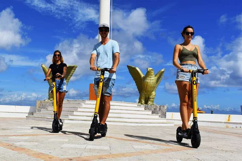 Cozumel: Clear Boat and Electric Scooter Ride - Electric Scooter Pickup: Start Smooth, Not Stressful