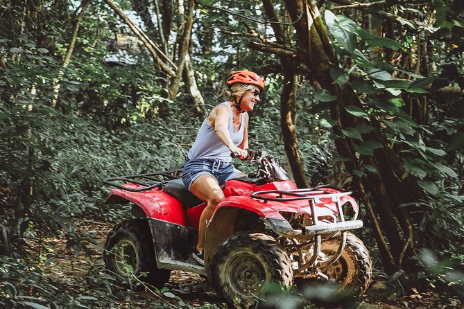 Cozumel Jungle ATV Adventure and Unlimited Beach Break - Mayan Extreme Park ATV: Jungle Trails, Semi-Automatic Quads, and Real Guidance
