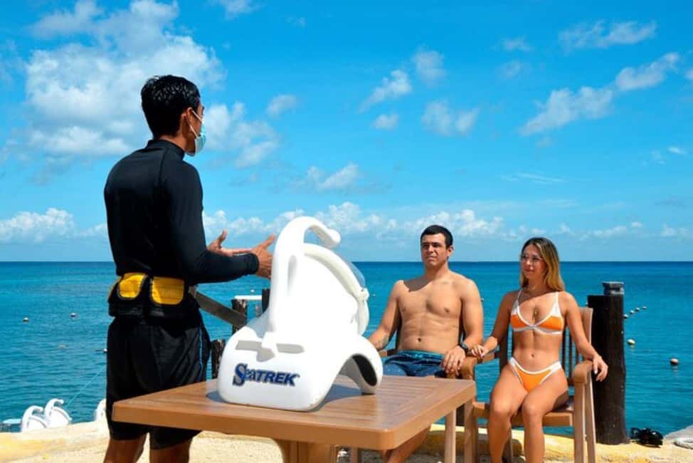 Cozumel: SeaTrek Underwater Helmet Diving Experience - How the SeaTrek helmet walk works (and why it feels easy)