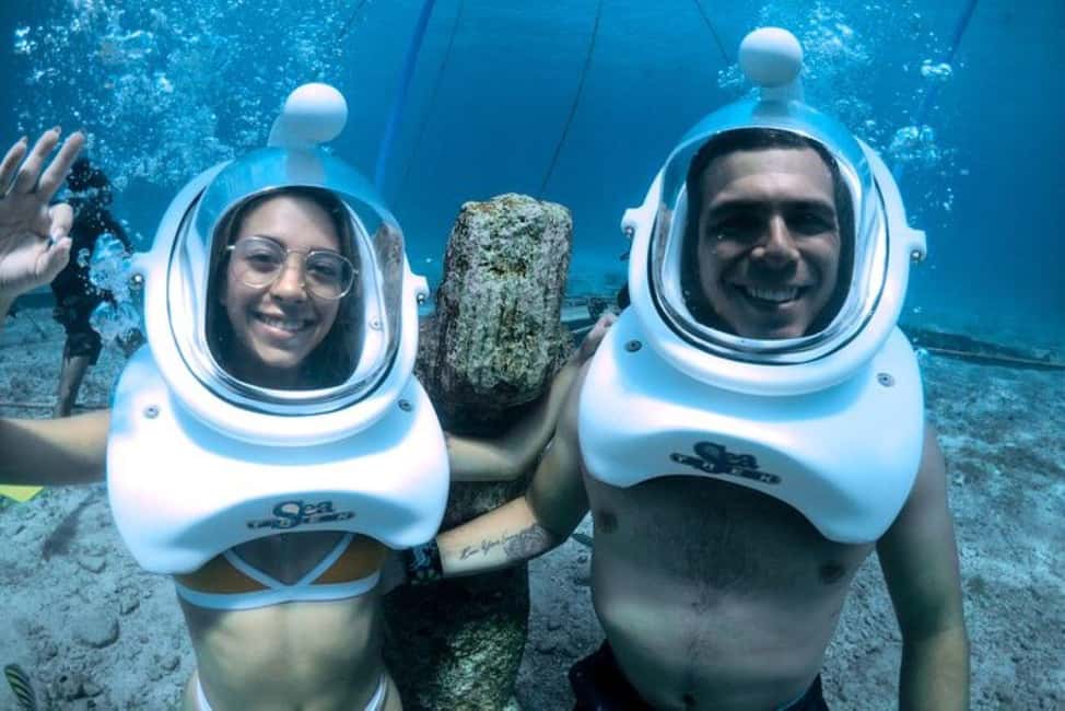 Cozumel: SeaTrek Underwater Helmet Diving Experience - Tutorial, safety, and the staff’s “make you comfortable” approach