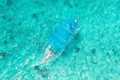 Discover Cozumel in a Transparent Boat! - Punta Norte: The Glass-Bottom Part That Makes People Come