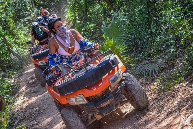 Discover the El Cedral town on ATVs: extreme adventure in Cozumel - Jade Cenote: cool swim time plus tequila for adults