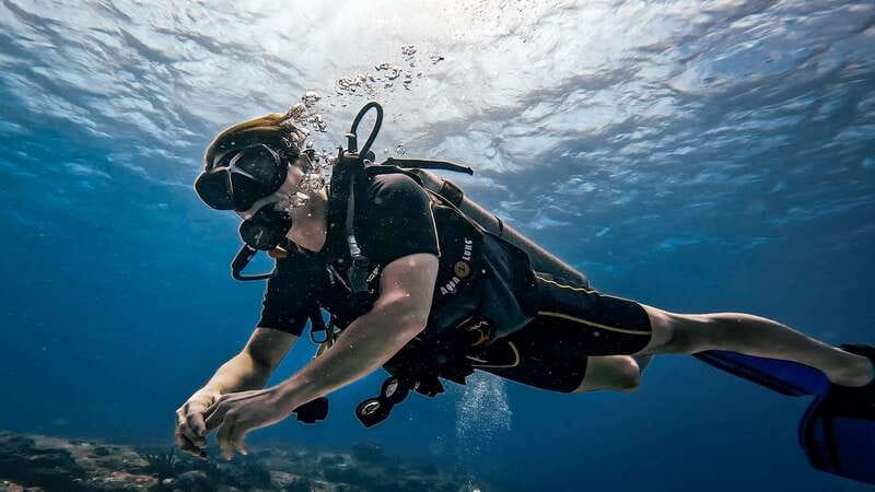 From Cozumel: Double Tank Scuba Diving for Certified Divers - Tank two: swim-throughs, walls, and the kind of marine life you came for