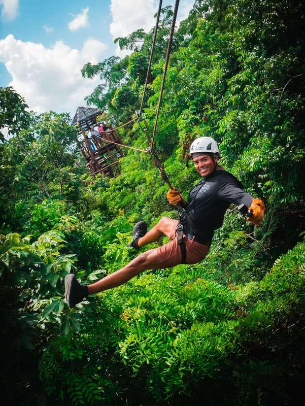 From Cozumel: The Original Zipline Adventure Tour - The 2400-Foot Circuit of 6 Lines and Tower Landings