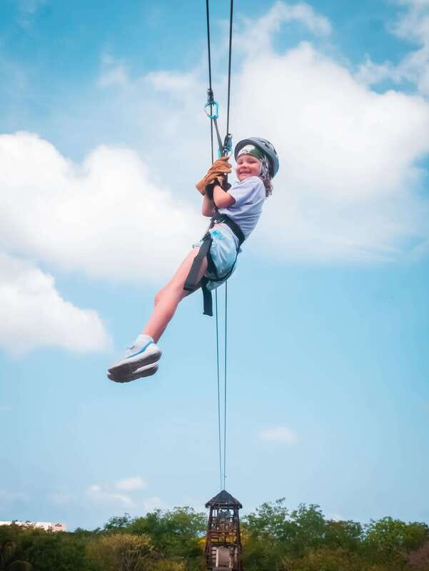 From Cozumel: The Original Zipline Adventure Tour - What’s Included for $63: Gear, Water, and a Locker
