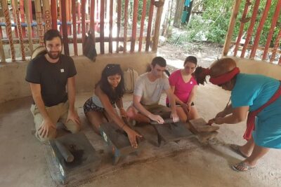 Mayan Village and Tequila Tour - The tastings: cacao, Mayan honey, tortillas, and the gum story