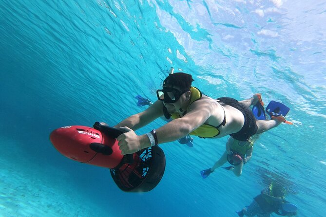 Power Snorkel By Sea Scooters & Tequila Tasting - Power snorkeling by scooter: easier than it sounds, still physical
