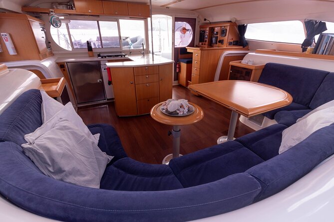 Private 6 Hrs 47 ft. Catamaran Snorkel & Cielo Charter (30p. max) - A 47-foot private catamaran day built around snorkel and sandbar