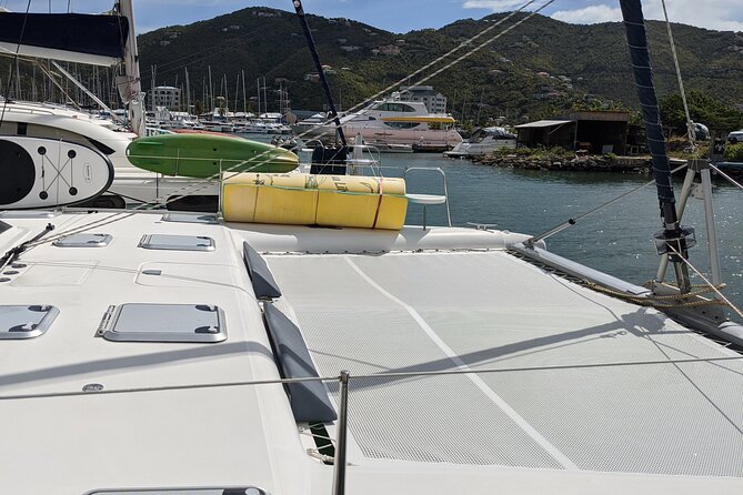 Private 6 Hrs 47 ft. Catamaran Snorkel & Cielo Charter (30p. max) - Paddle toys, float time, and the boat’s play zone