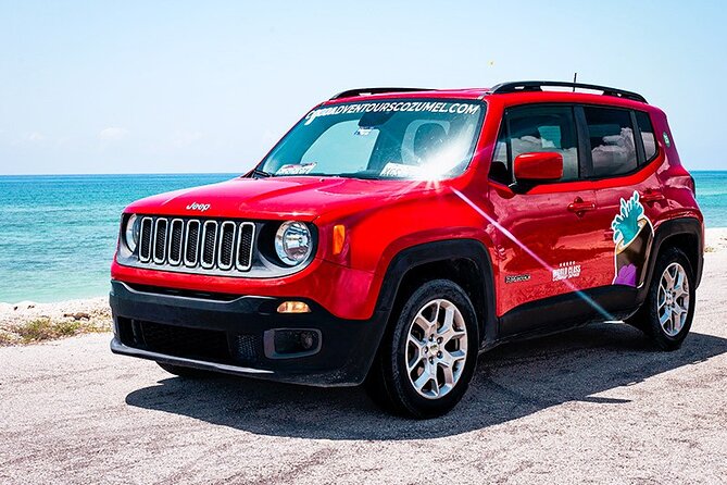 Private Jeep and 4x4 Polaris RZR Tour with Mexican Lunch - Automatic Jeep time on Cozumel’s scenic routes