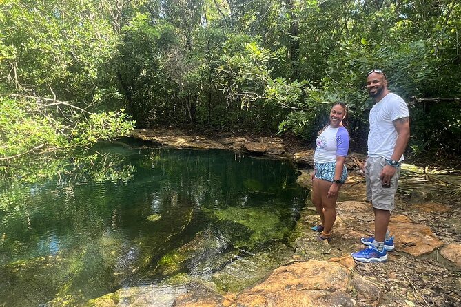 Private Jeep Cenotes Expedition in Cozumel – Swim & Mayan Park - Cenote Aerolito de Paraiso: Stalactites, Jungle Shade, and Swim Time