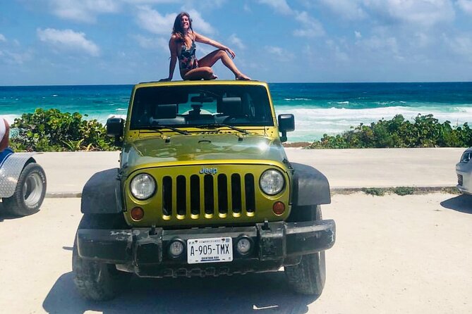 Private Jeep & Polaris RZR: San Gervasio Mayan Ruins & Snorkeling - Cocos Beach Snorkeling and Lunch at the Beach Club